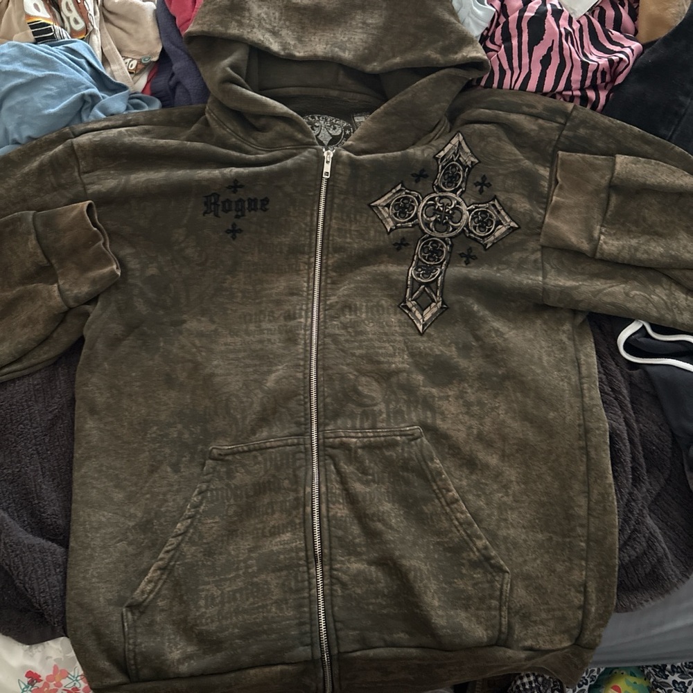 Affliction Kids Hooded Jacket - Olive